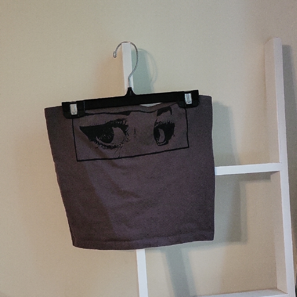 Y2K Graphic Tube Top